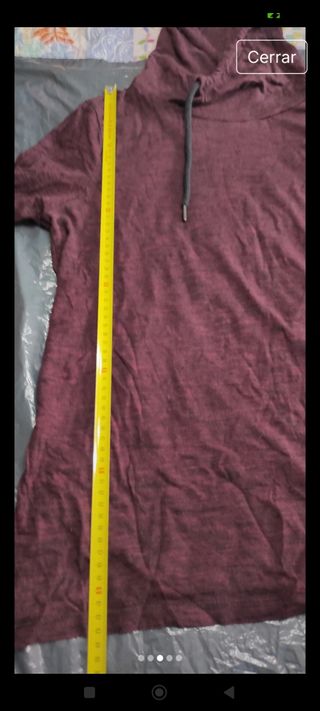 Sudadera manga larga cuello alto