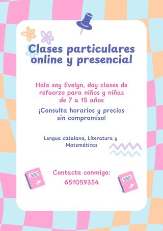 Clases particulares online y presenciales
