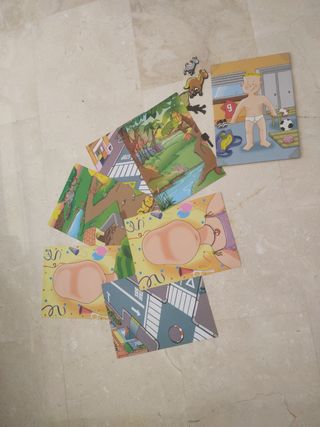 Juego aprendizaje infantil con láminas