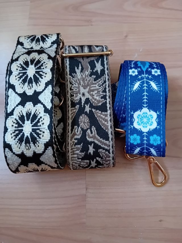 Correas bolso - 3 diseños
