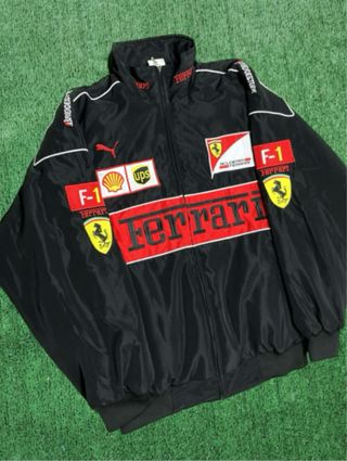 Chaqueta Ferrari F1 Vintage Negra Talla M