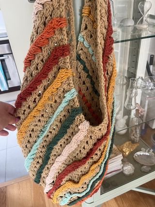 Bolso grande ganchicho zara colores
