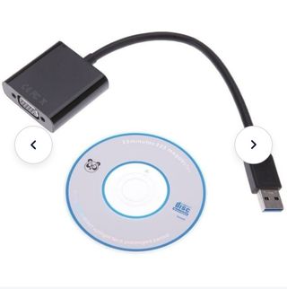 Adaptador USB a VGA tarjeta grafica de video