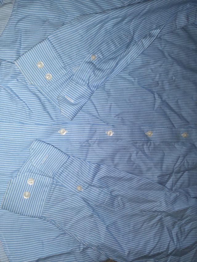 Camisa hombre Milano rayas azul