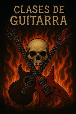 Clases de guitarra  clasica y electrica.