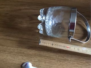 Piccolo secchiello da ghiaccio con paletta. Vintage