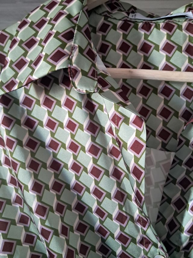 Vestido Mango estampado talla S