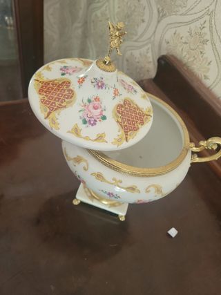 Porta cioccolatini porcellana vintage