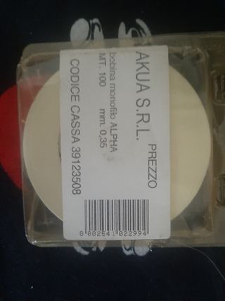 Bobina Monofilo ALPHA – 100 mt – 0.35 mm