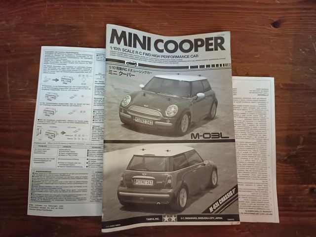 Maqueta Mini Cooper,, incompleta