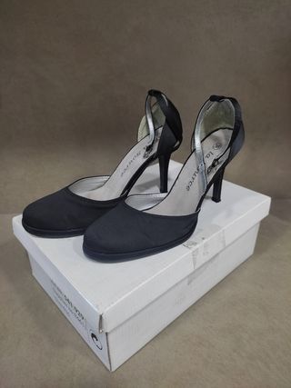 Zapatos La Source negros tacón