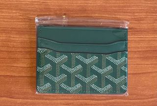 Cartera GOYARD verde y amarilla