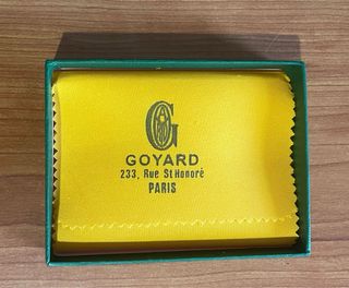 Cartera GOYARD verde y amarilla
