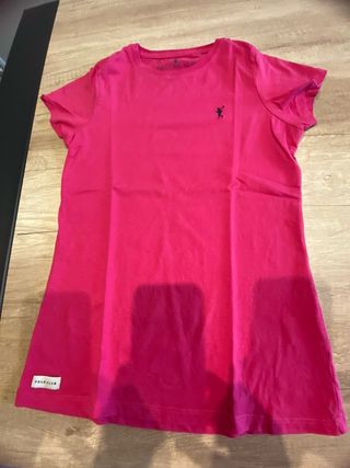 Camiseta Polo Club rosa talla S