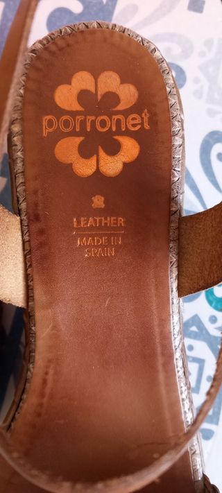 Sandalias de piel, talla 40 como nuevas