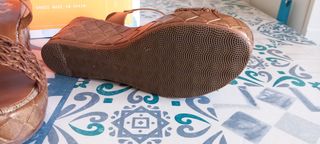 Sandalias de piel, talla 40 como nuevas
