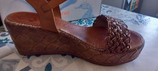 Sandalias de piel, talla 40 como nuevas