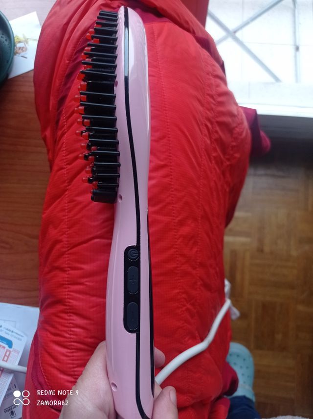 Cepillo Alisador de Cerámica Rosa