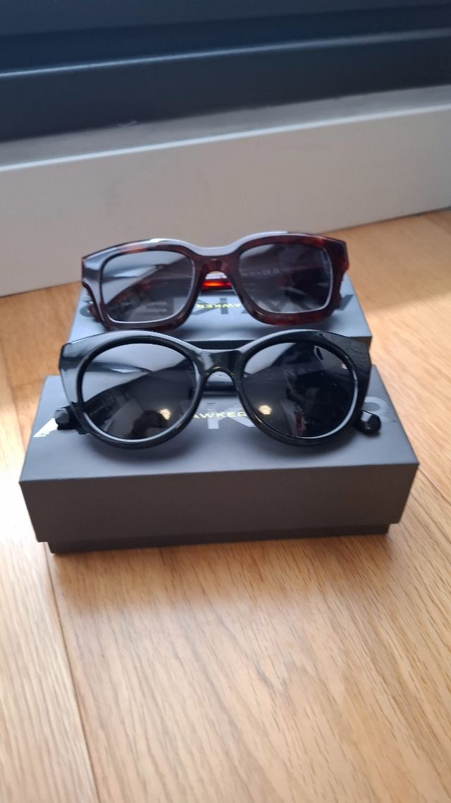 Hawkers Gafas - 2 pares en negras y burdeos