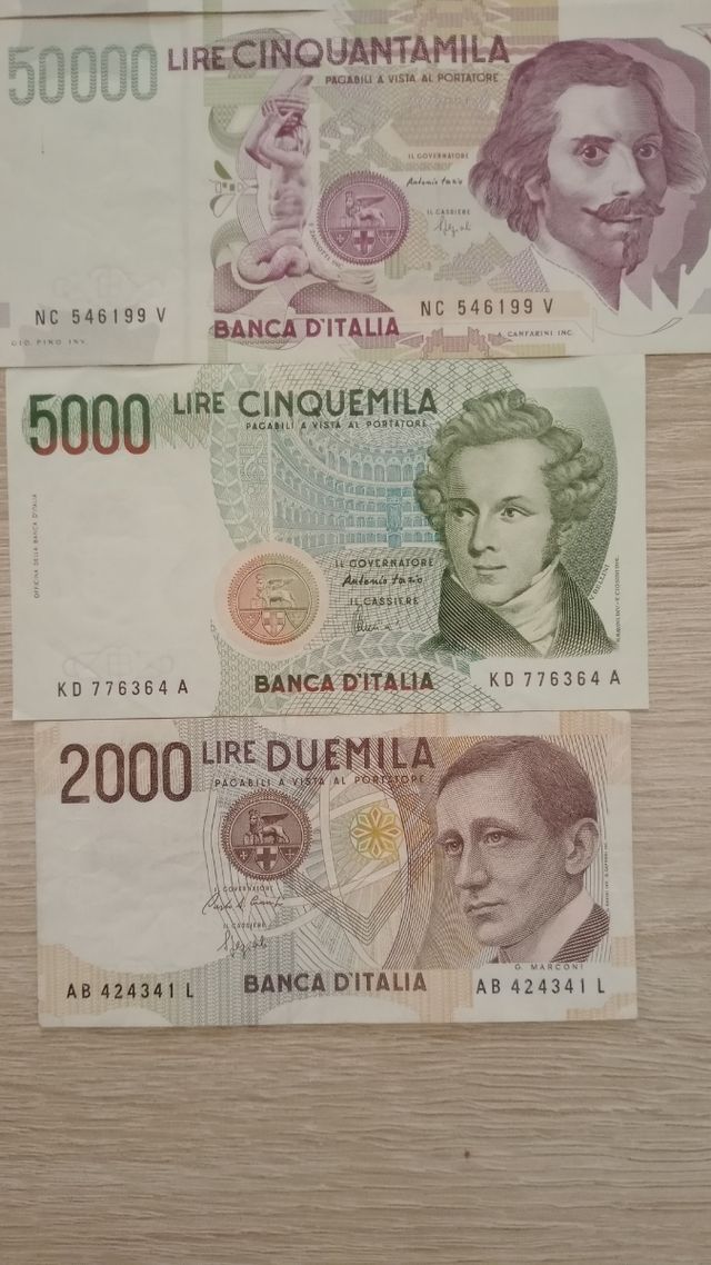 Banconote italiane