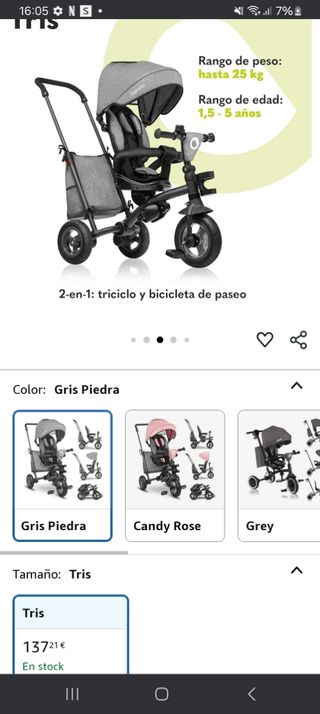  bicicleta paseo 2-en-1