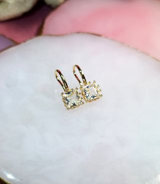 Pendientes chapados en oro 18K