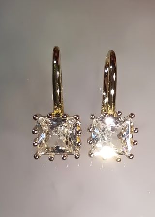 Pendientes chapados en oro 18K