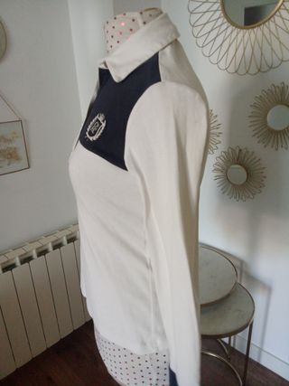 Polo Carolina Herrera - Azul y Blanco