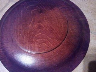 piatto decorativo in legno