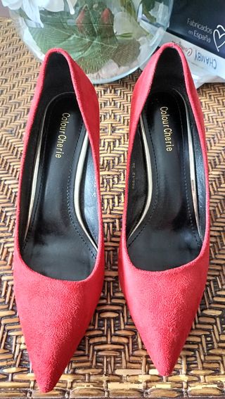 Salones rojos Colour Cherie - talla 39