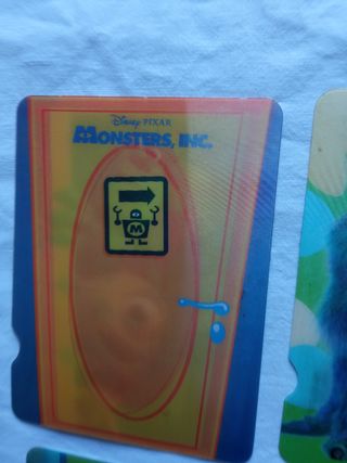 Monsters, 4 cartoline 3D e 5 stickers