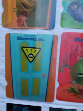 Monsters, 4 cartoline 3D e 5 stickers