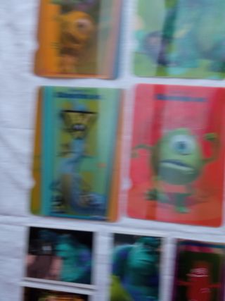 Monsters, 4 cartoline 3D e 5 stickers
