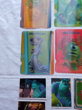 Monsters, 4 cartoline 3D e 5 stickers