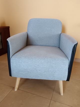 Sillón gris y negro - Moderno