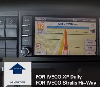 Tarjeta navegador de iveco stralis 