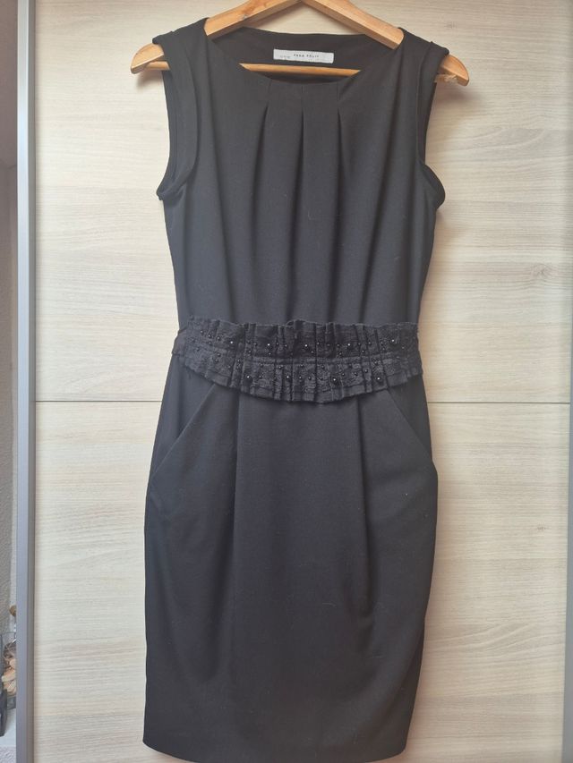 Vestido zara negro