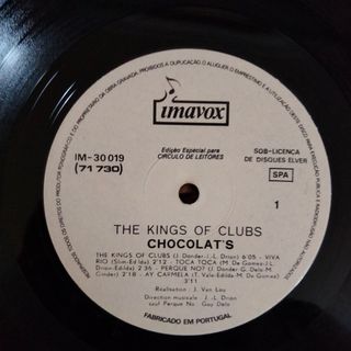 LP 1978 DISCO FUNK Chocolats Kings of Clubs vinilo