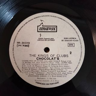 LP 1978 DISCO FUNK Chocolats Kings of Clubs vinilo