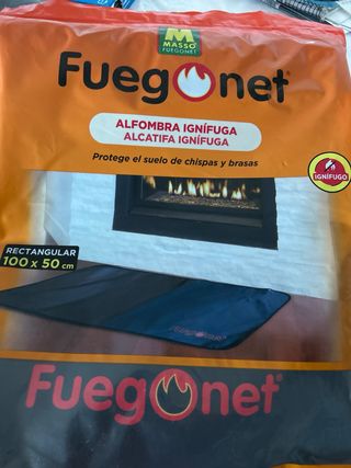 Alfombra para chimenea 2 unidades,