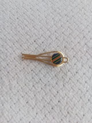 ALFILER CORBATA dorado azul.