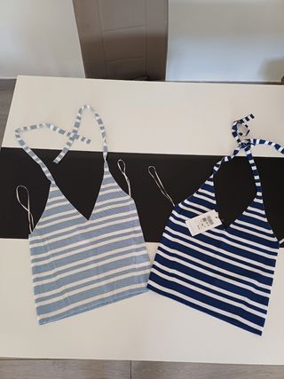 2 camisetas rayas marineras - talla M