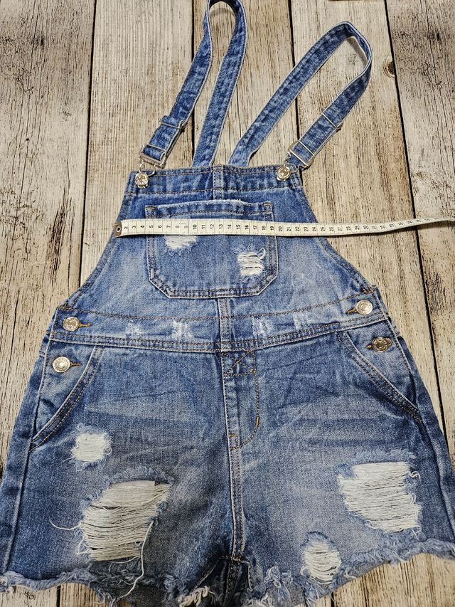 Salopette Jeans Shorts - Tg. M