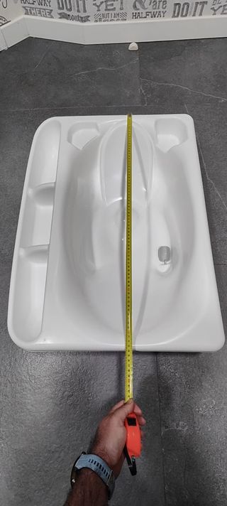 Cambiador con bañera