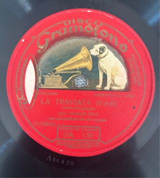 OPERA 78 rpm RECORD Disco Gramofono LUCREZIA BORI