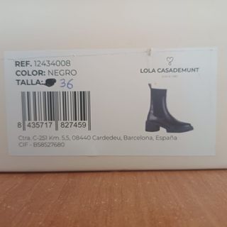 Botas negras Lola Casademunt