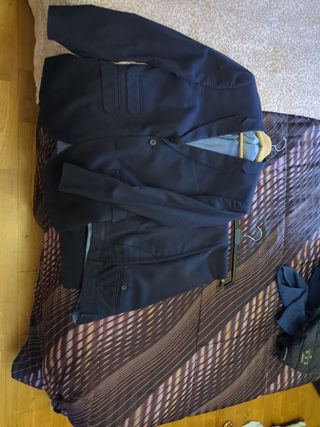 Traje azul marino - Ajustado