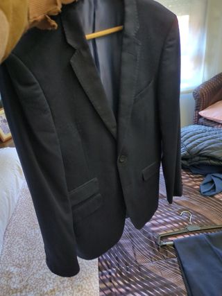 Traje azul marino - Ajustado