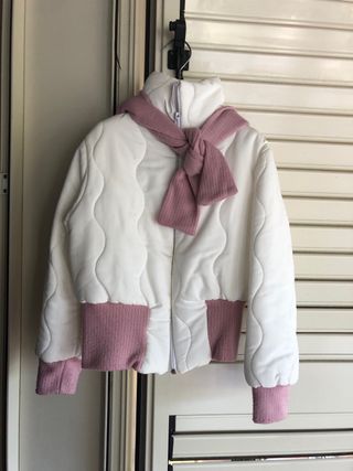 Piumino bimba rosa chiaro