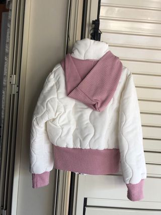 Piumino bimba rosa chiaro